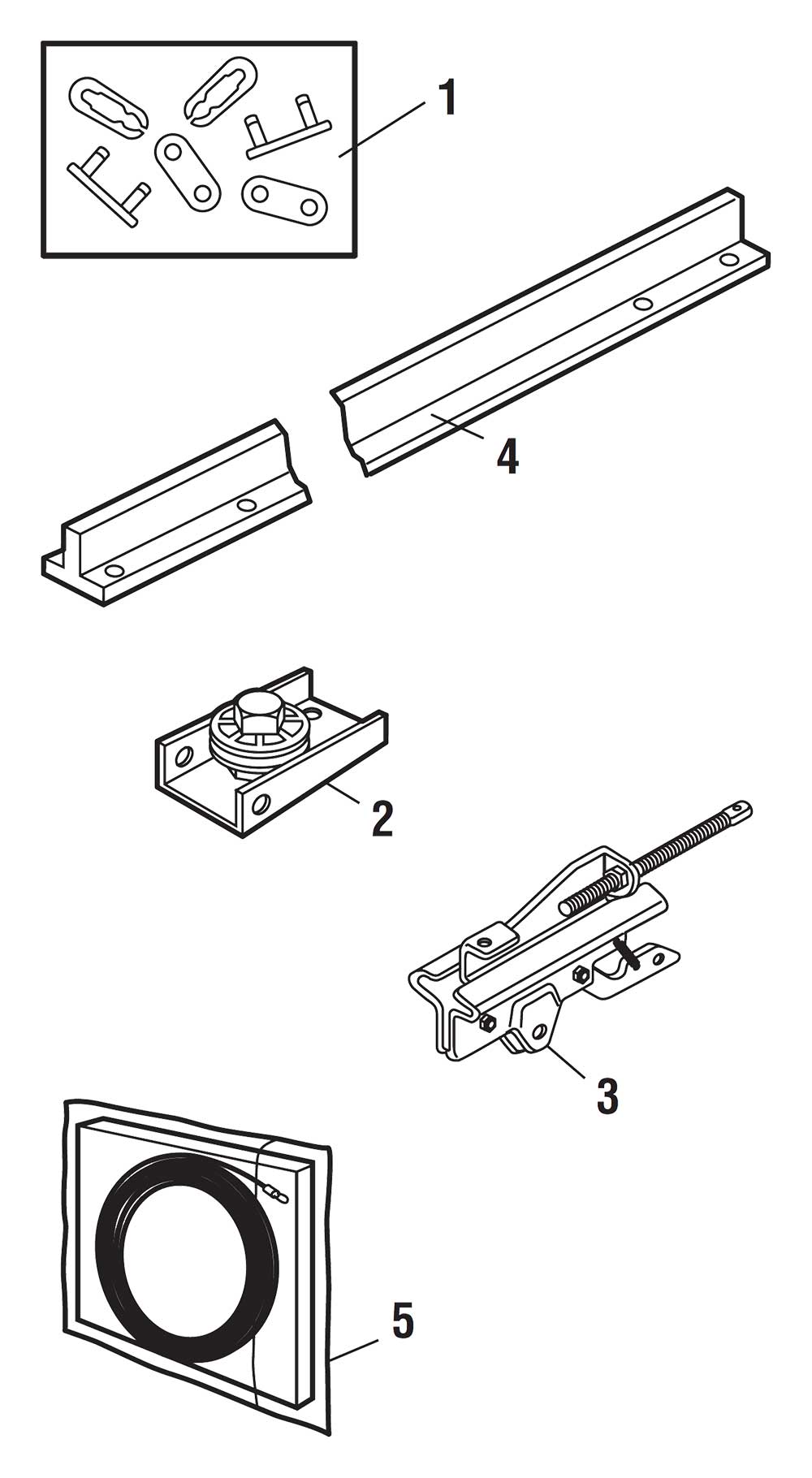 LiftMaster 8165-8 Chain Drive Garage Door Opener & Rail